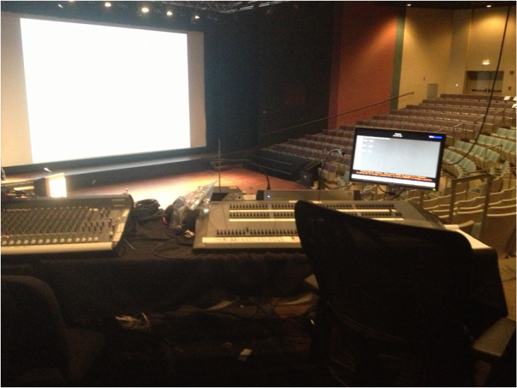 AV Station in the Performing Arts Theater